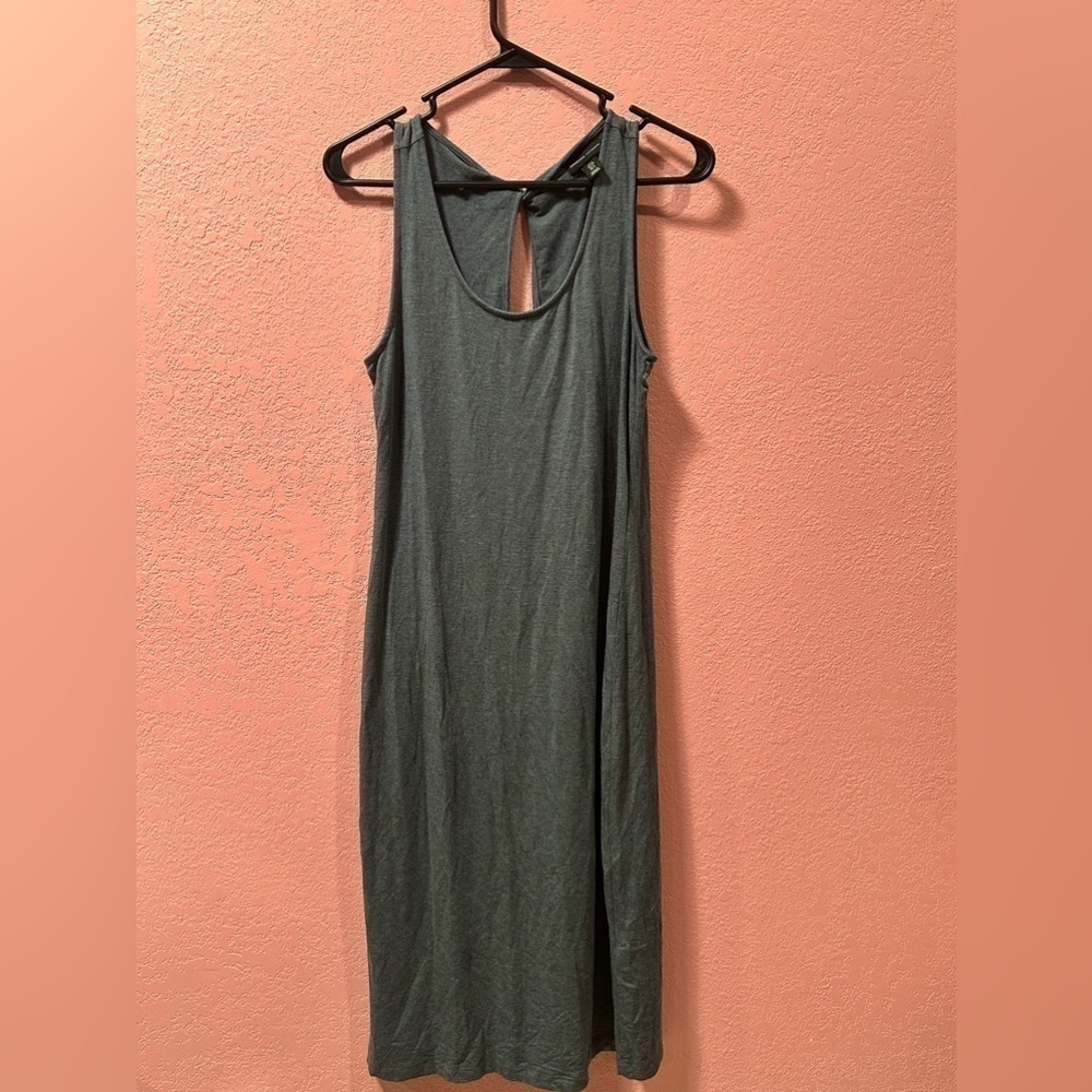 ANDRIENNE VITTADINI Blue Sleeveless Casual Midi Dress Size Small. NC0369